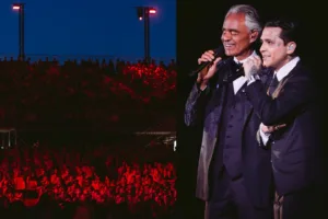 Christian Nodal Brilla en el Concierto Aniversario de Andrea Bocelli